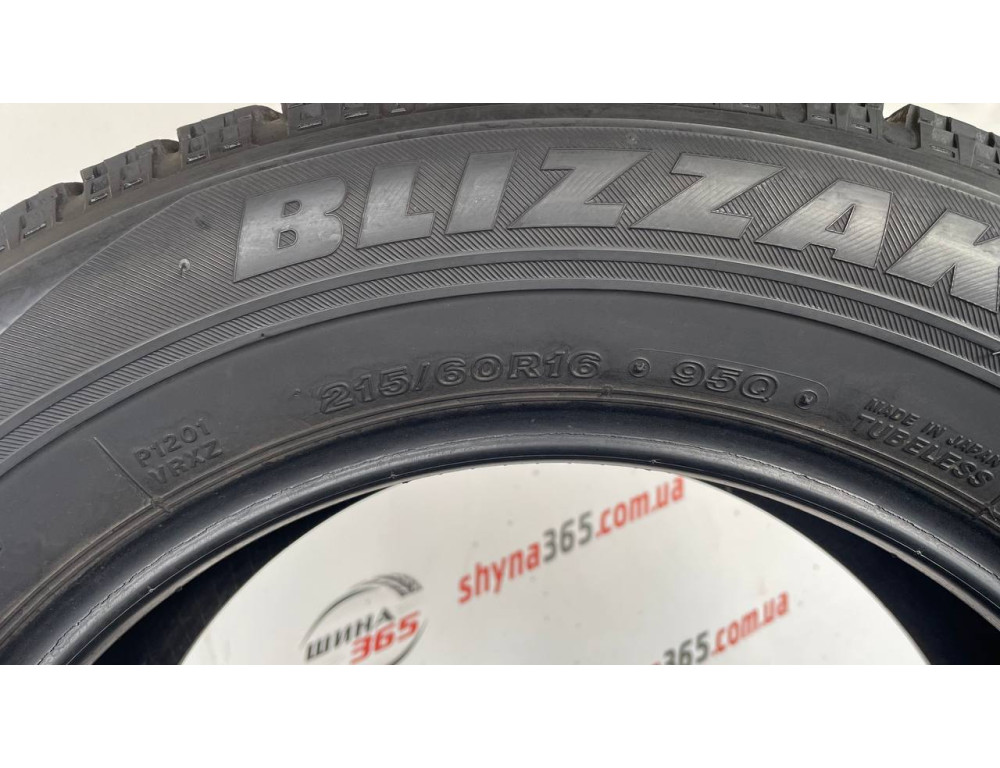215/60 R16 BRIDGESTONE BLIZZAK VRX 6mm
