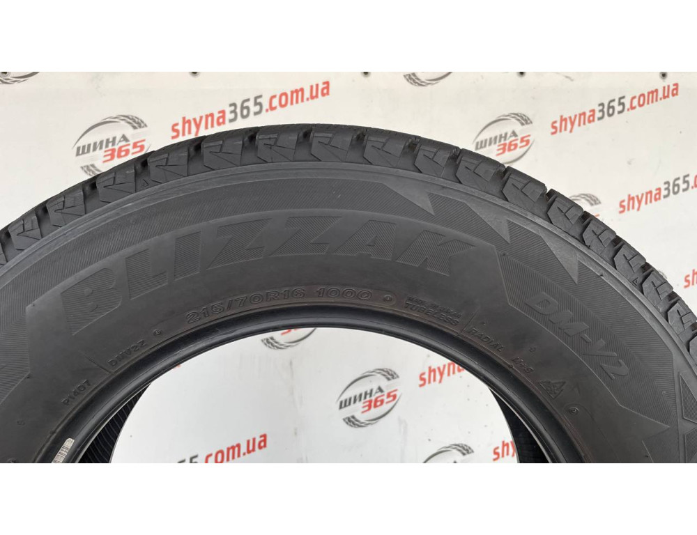 215/70 R16 BRIDGESTONE BLIZZAK DM-V2 7mm