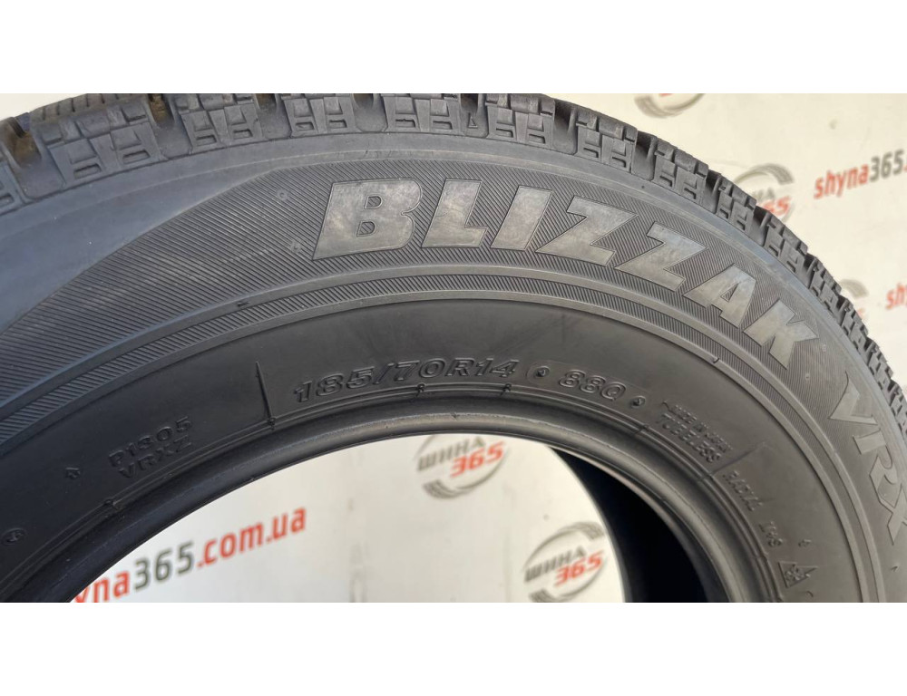 185/70 R14 BRIDGESTONE BLIZZAK VRX 6mm