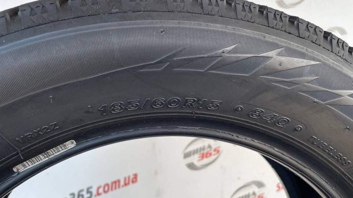 185/60 R15 BRIDGESTONE BLIZZAK VRX2 6mm