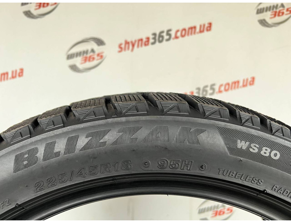 225/45 R18 BRIDGESTONE BLIZZAK WS80 8mm