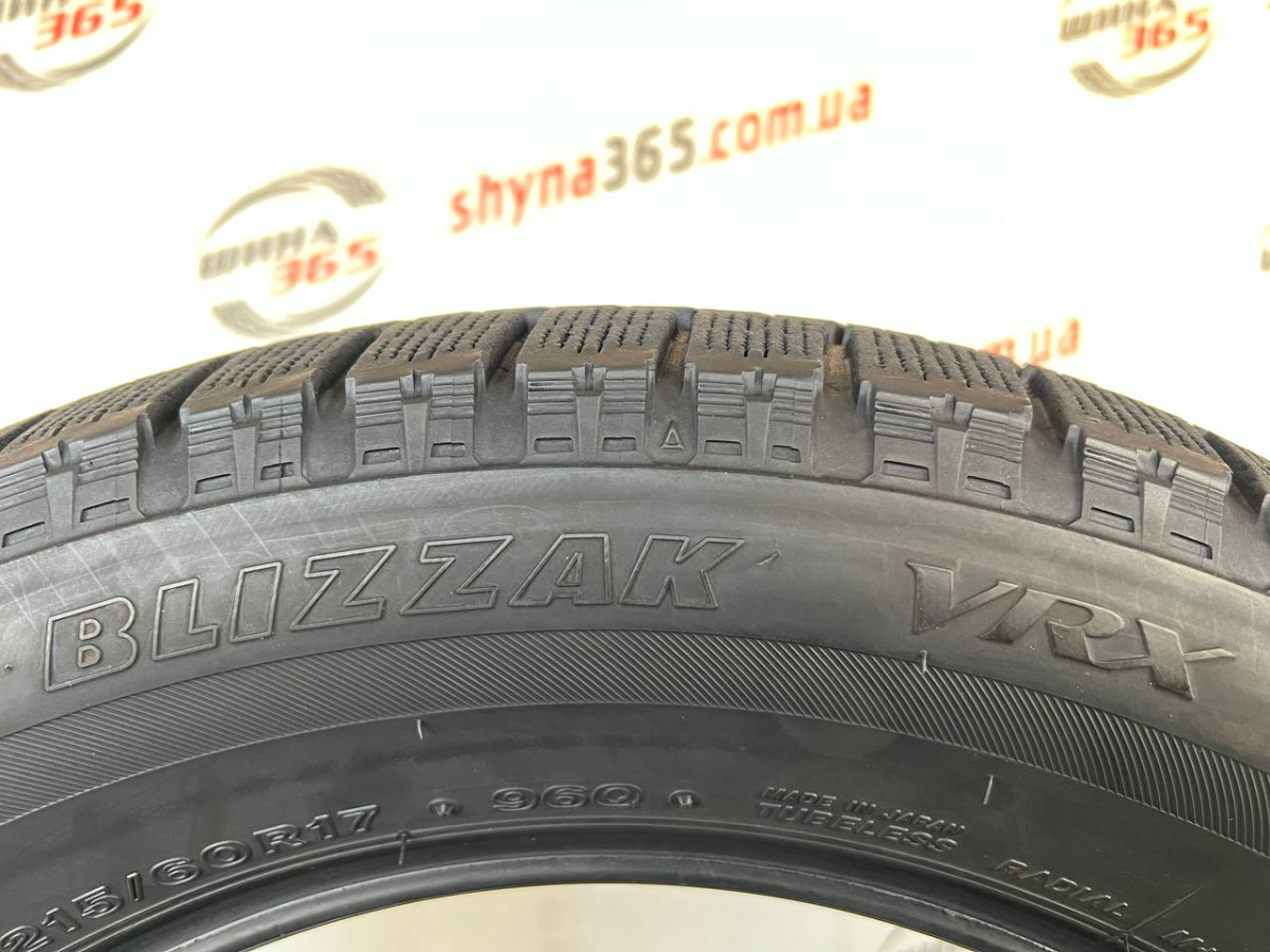 215/60 R17 BRIDGESTONE BLIZZAK VRX 5mm