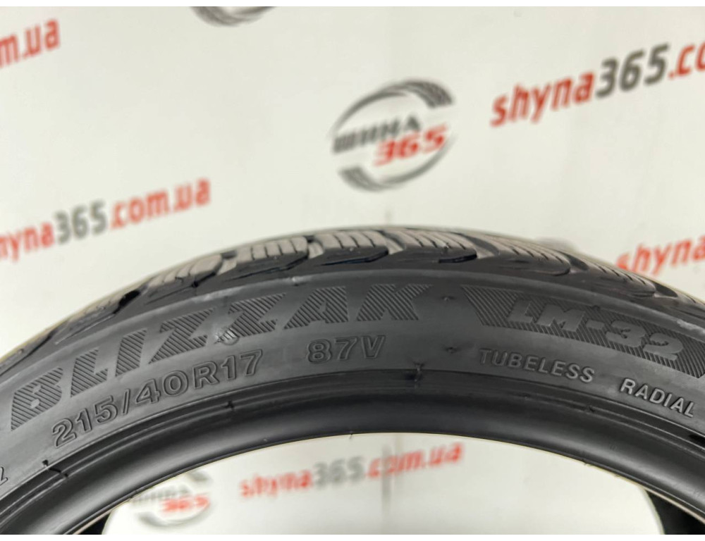 215/40 R17 BRIDGESTONE BLIZZAK LM-32 5mm