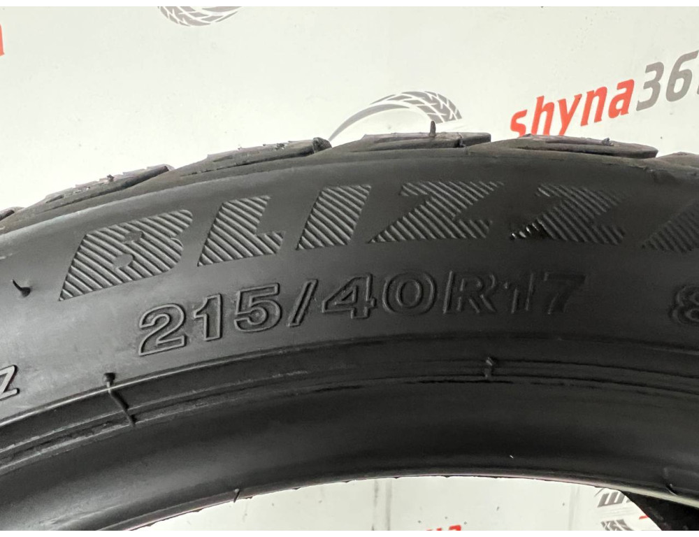 215/40 R17 BRIDGESTONE BLIZZAK LM-32 5mm