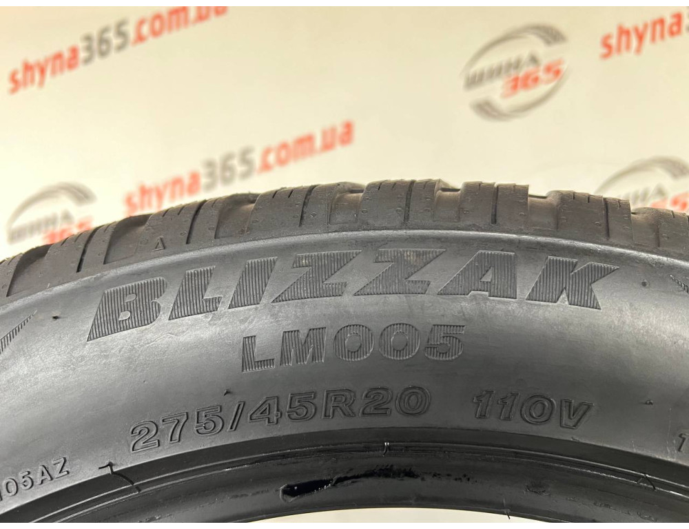275/45 R20 BRIDGESTONE BLIZZAK LM005 5mm