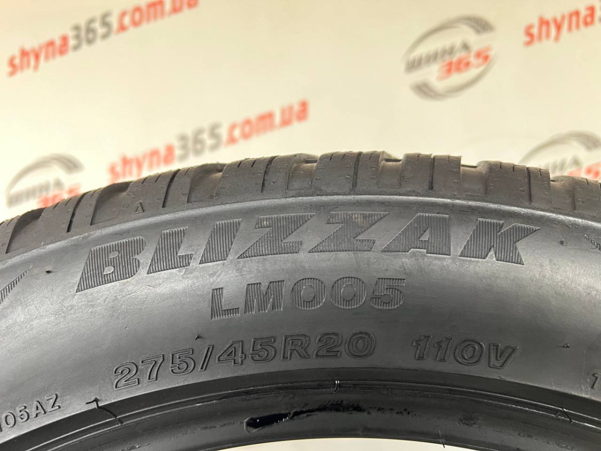 275/45 R20 BRIDGESTONE BLIZZAK LM005 5mm