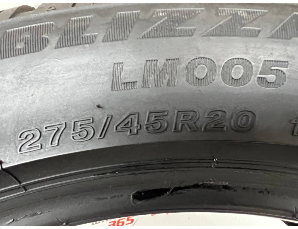 275/45 R20 BRIDGESTONE BLIZZAK LM005 5mm
