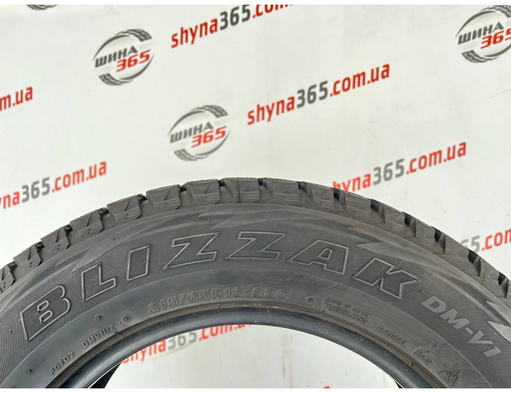 215/65 R16 BRIDGESTONE BLIZZAK DM-V1 8mm