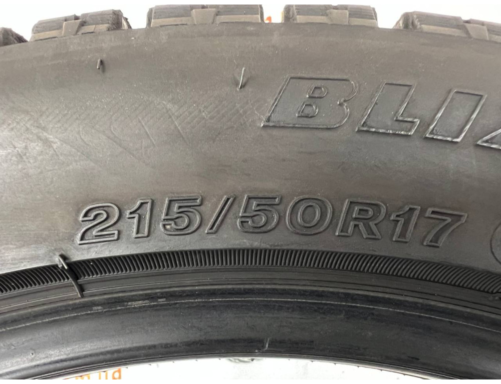 215/50 R17 BRIDGESTONE BLIZZAK VRX 8mm