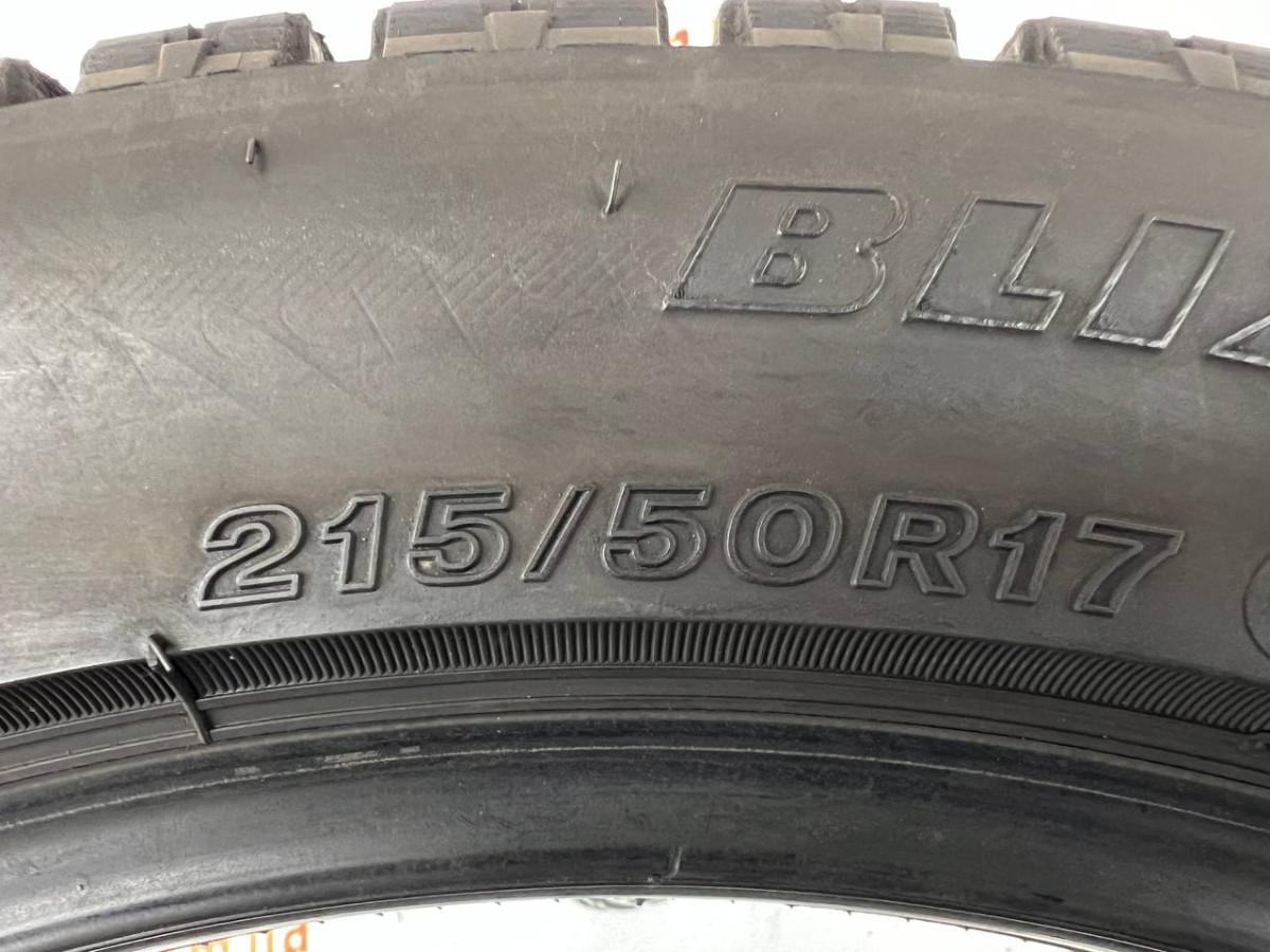 215/50 R17 BRIDGESTONE BLIZZAK VRX 8mm
