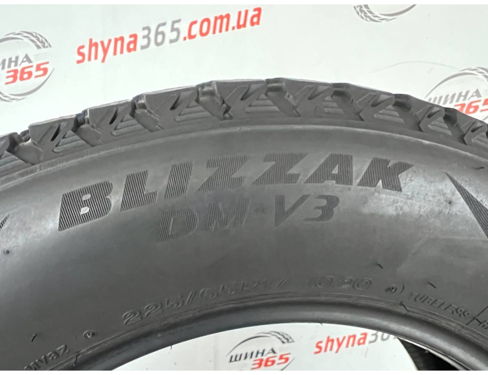 225/65 R17 BRIDGESTONE BLIZZAK DM-V3 8mm