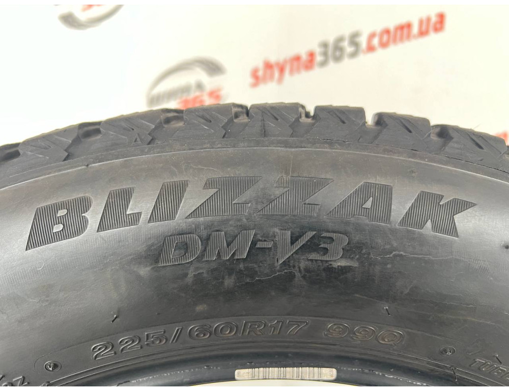 225/60 R17 BRIDGESTONE BLIZZAK DM-V3 8mm