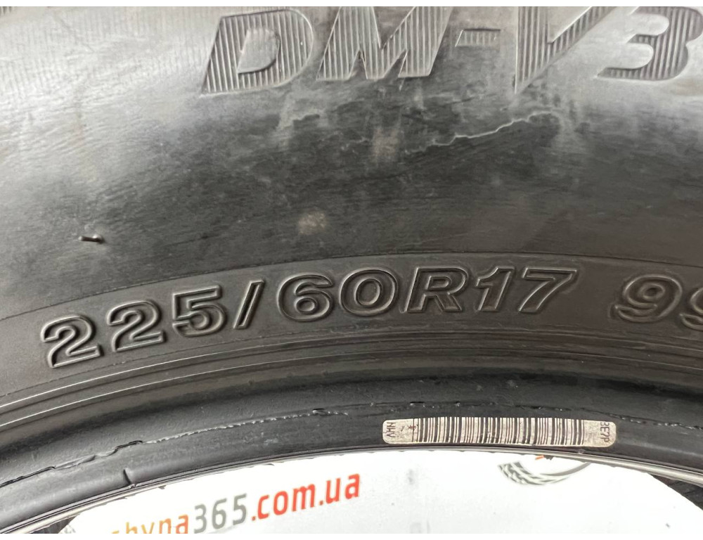 225/60 R17 BRIDGESTONE BLIZZAK DM-V3 8mm
