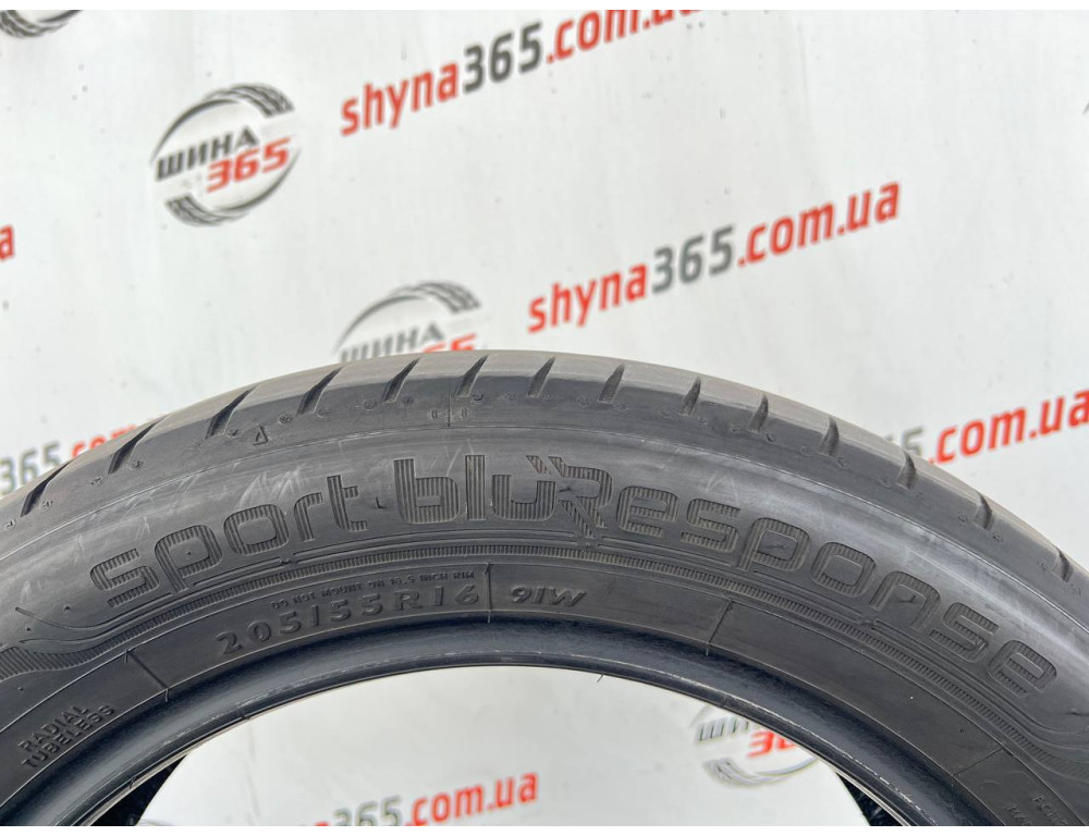 205/55 R16 DUNLOP SPORT BLURESPONSE 5mm