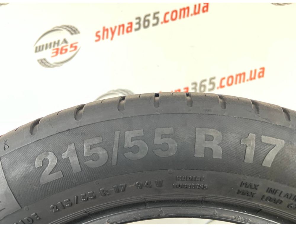 215/55 R17 CONTINENTAL CONTIECOCONTACT 5 4mm