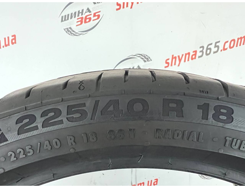 225/40 R18 CONTINENTAL CONTISPORTCONTACT 5 RUN FLAT 4mm