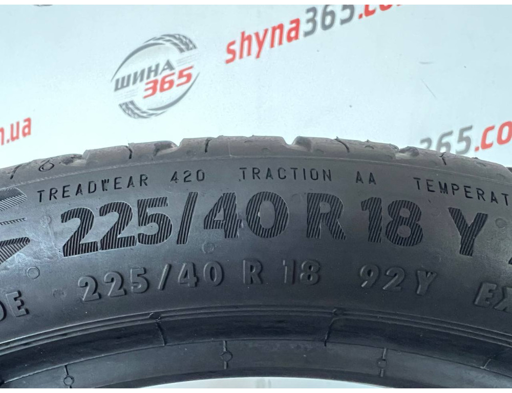 225/40 R18 CONTINENTAL ECOCONTACT 6 RUN FLAT 5mm