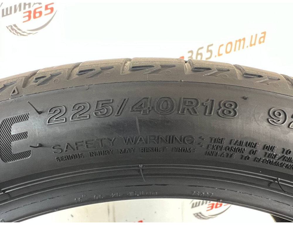 225/40 R18 BRIDGESTONE TURANZA T005 RUN FLAT 4mm