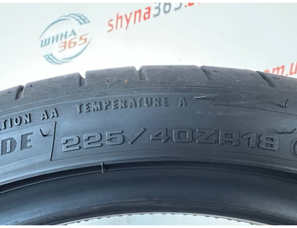 225/40 R18 DUNLOP SPORT MAXX RT2 7mm