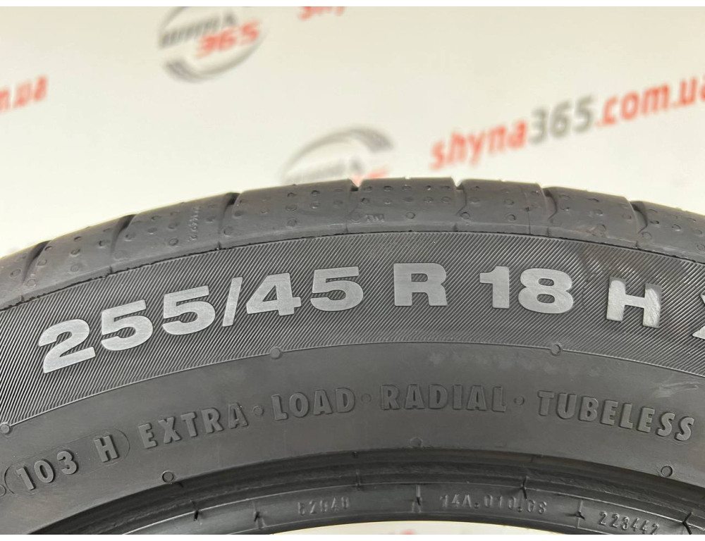 255/45 R18 CONTINENTAL CONTISPORTCONTACT 5 4mm