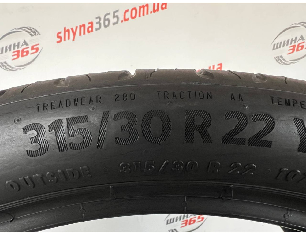 315/30 R22 CONTINENTAL ECOCONTACT 6 4mm