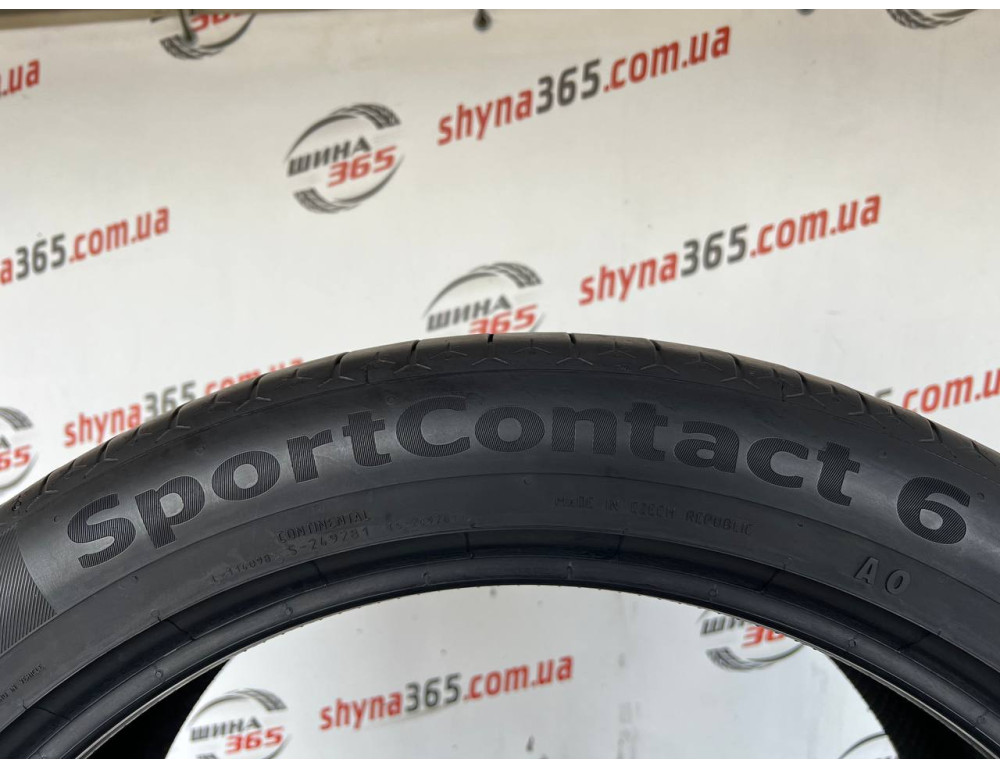 285/40 R22 CONTINENTAL SPORTCONTACT 6 4mm