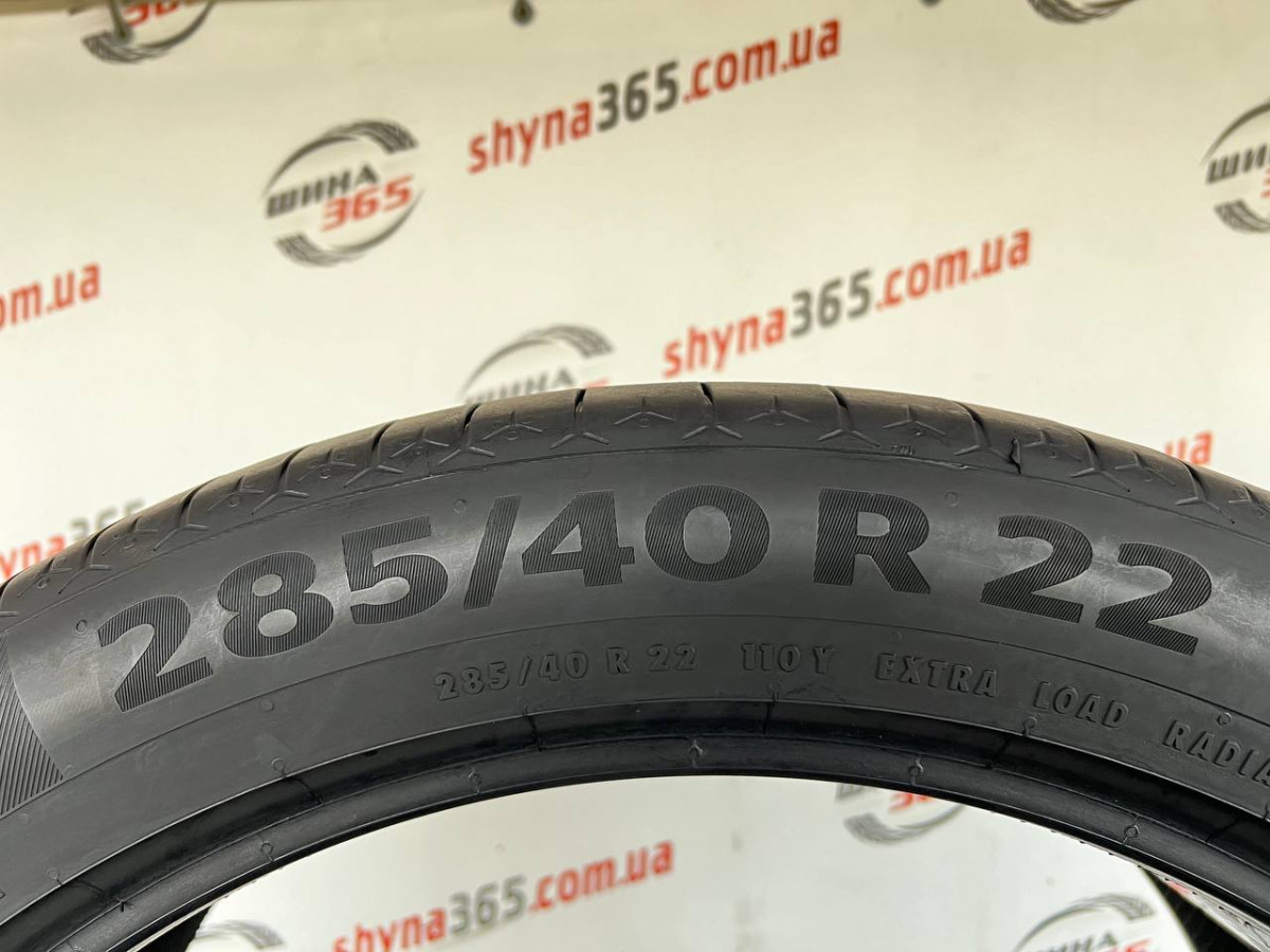 285/40 R22 CONTINENTAL SPORTCONTACT 6 CONTISILENT 5mm