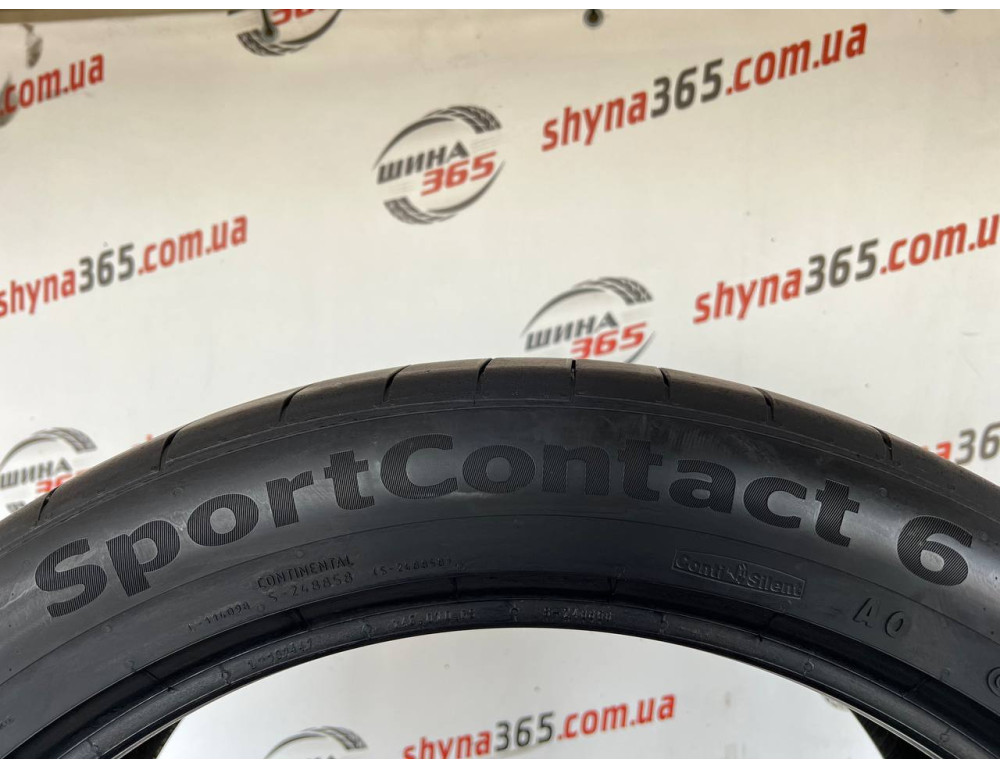 285/40 R22 CONTINENTAL SPORTCONTACT 6 CONTISILENT 5mm