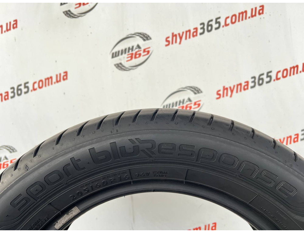 205/60 R16 DUNLOP SPORT BLURESPONSE 5mm