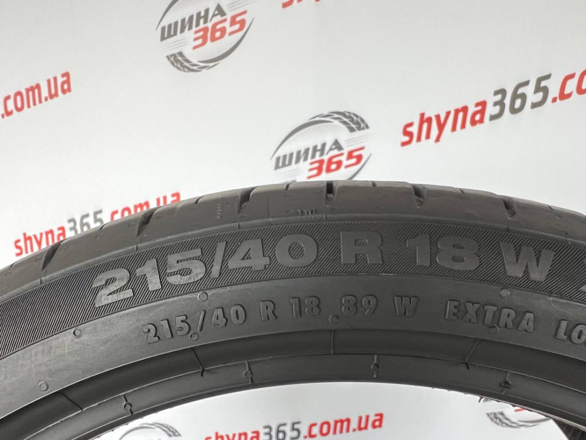 215/40 R18 CONTINENTAL CONTISPORTCONTACT 5 6mm