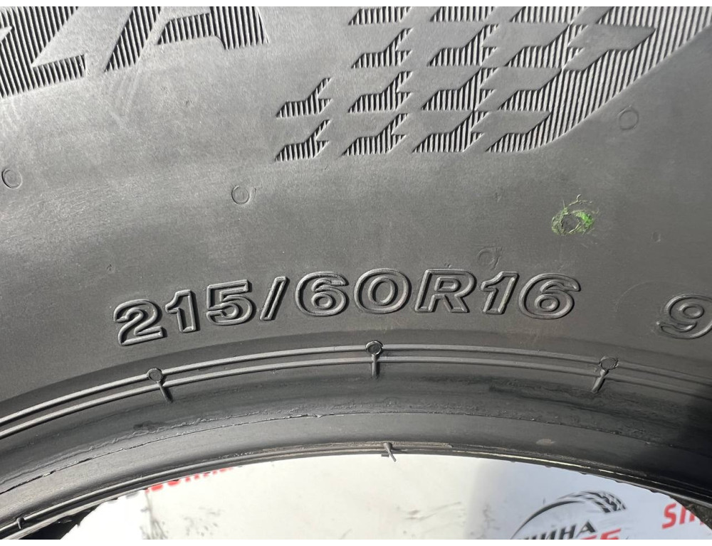 215/60 R16 BRIDGESTONE TURANZA T005 4mm
