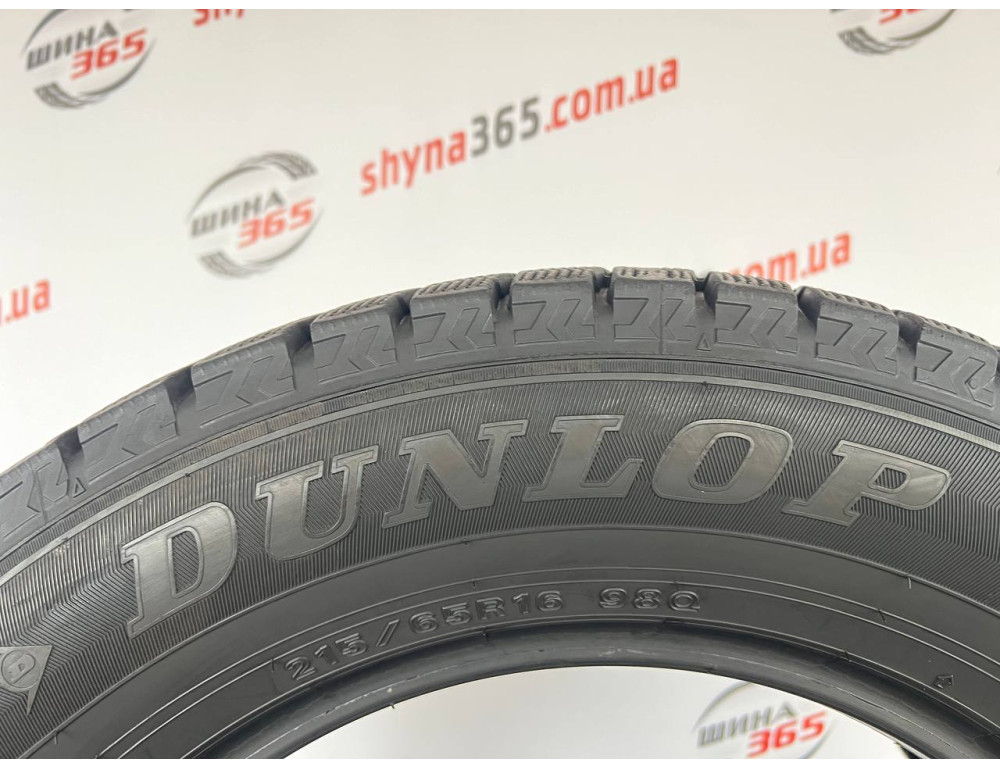 215/65 R16 DUNLOP WINTER MAXX WM02 7mm