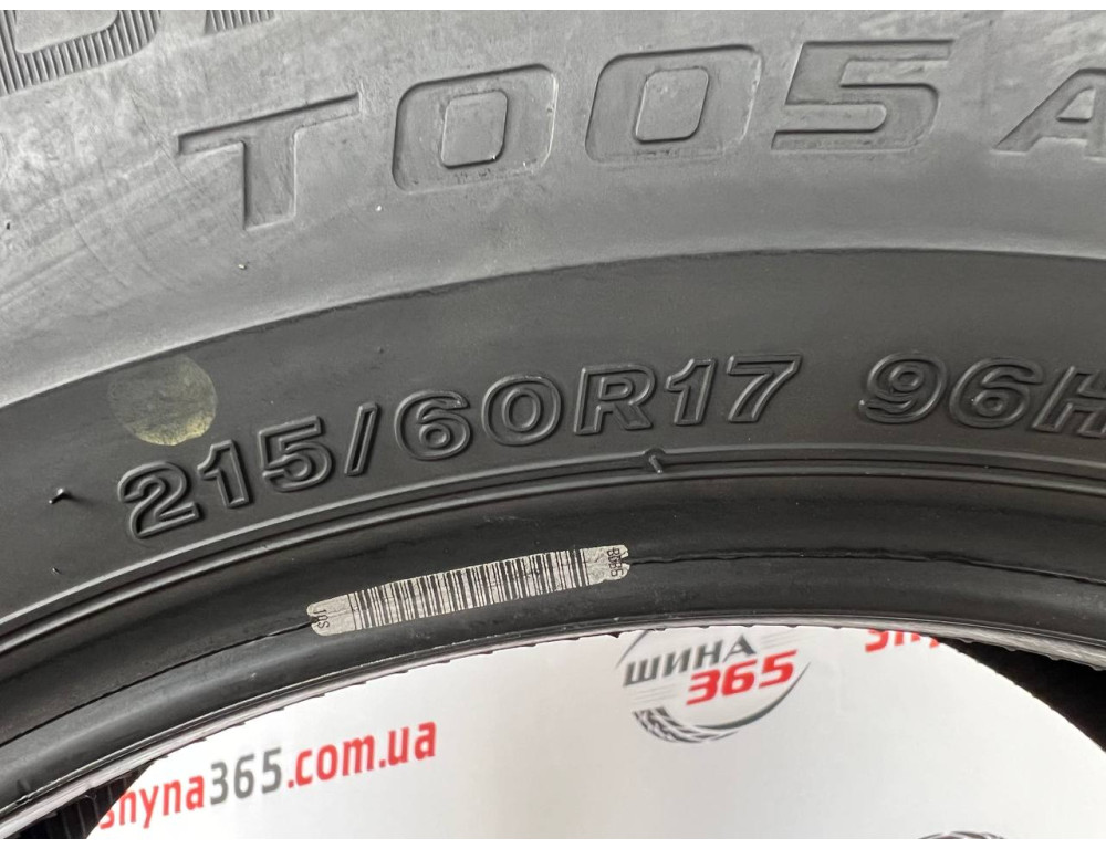 215/60 R17 BRIDGESTONE TURANZA T005 A 6mm