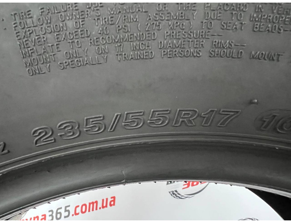 235/55 R17 BRIDGESTONE TURANZA T005 4mm
