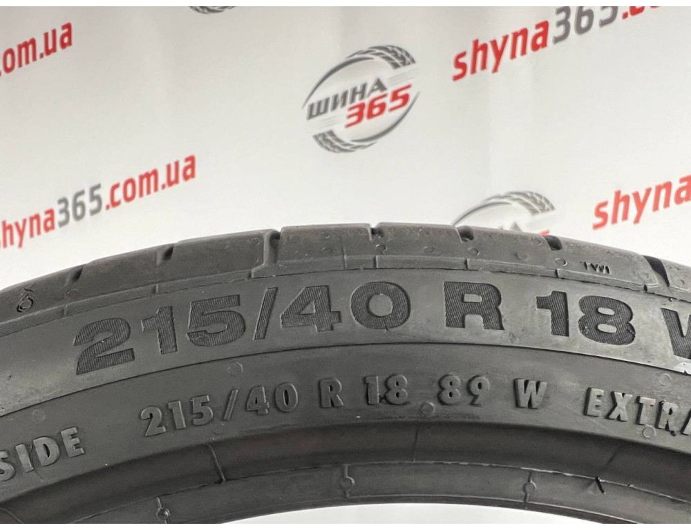 215/40 R18 CONTINENTAL CONTISPORTCONTACT 5 5mm