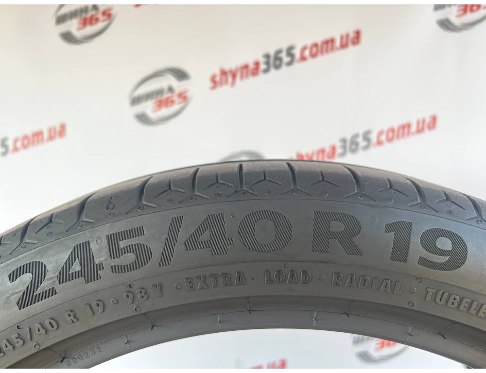 245/40 R19 CONTINENTAL SPORTCONTACT 6 5mm