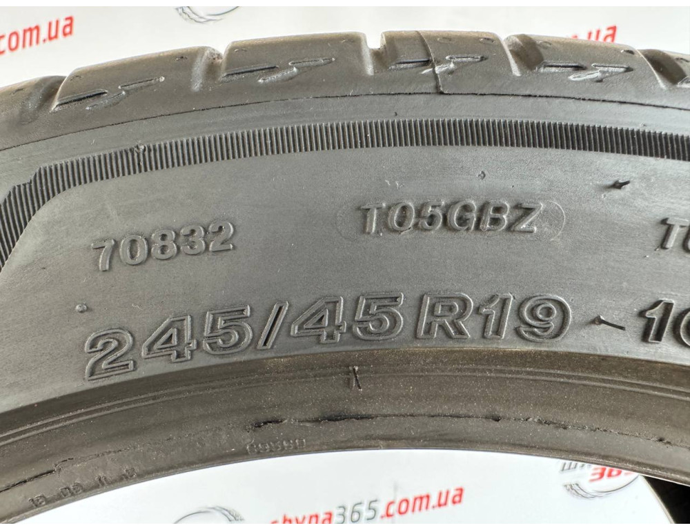 245/45 R19 BRIDGESTONE TURANZA T005 B-SILENT 4mm