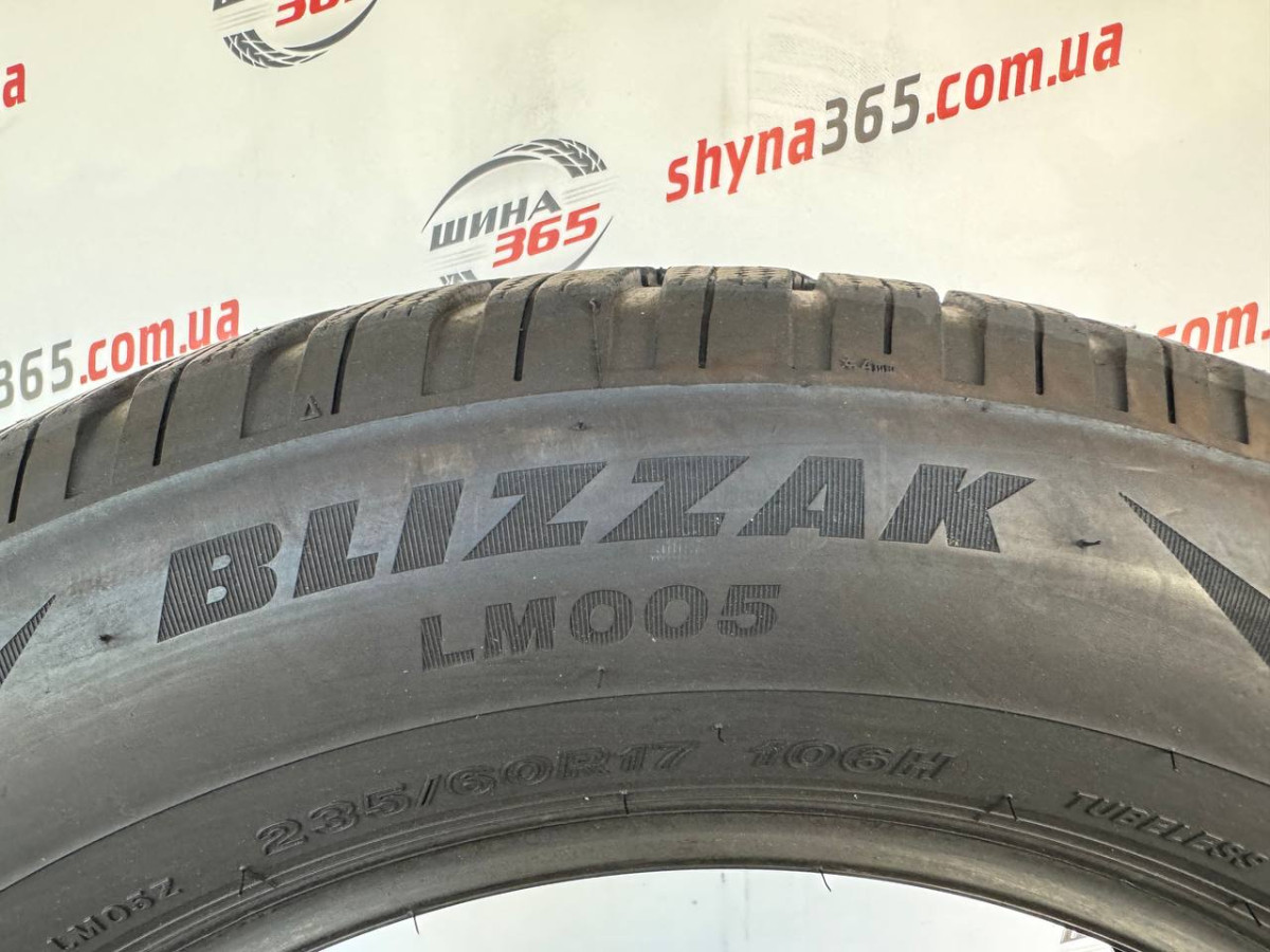 235/60 R17 BRIDGESTONE BLIZZAK LM005 5mm