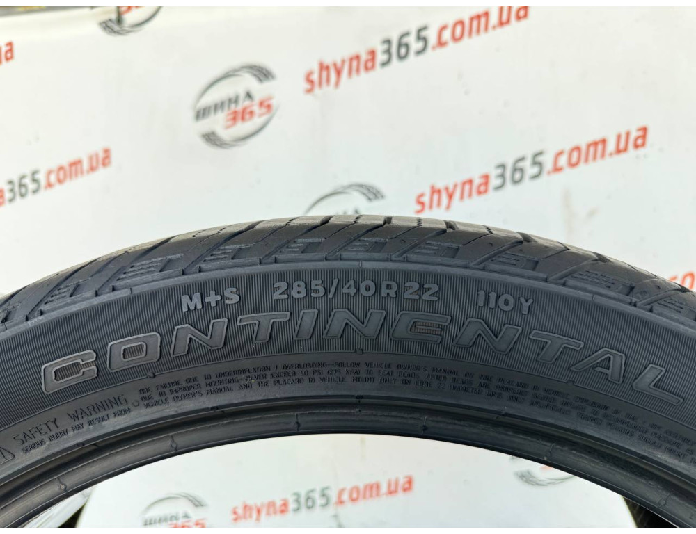 285/40 R22 CONTINENTAL CROSSCONTACT LX SPORT CONTISILENT 5mm
