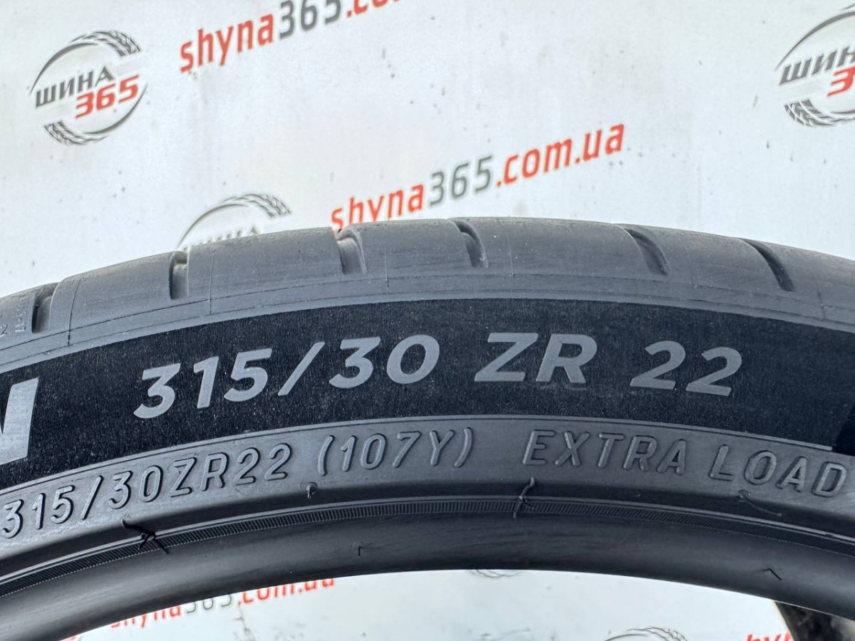 315/30 R22 MICHELIN PILOT SPORT 4S 6mm