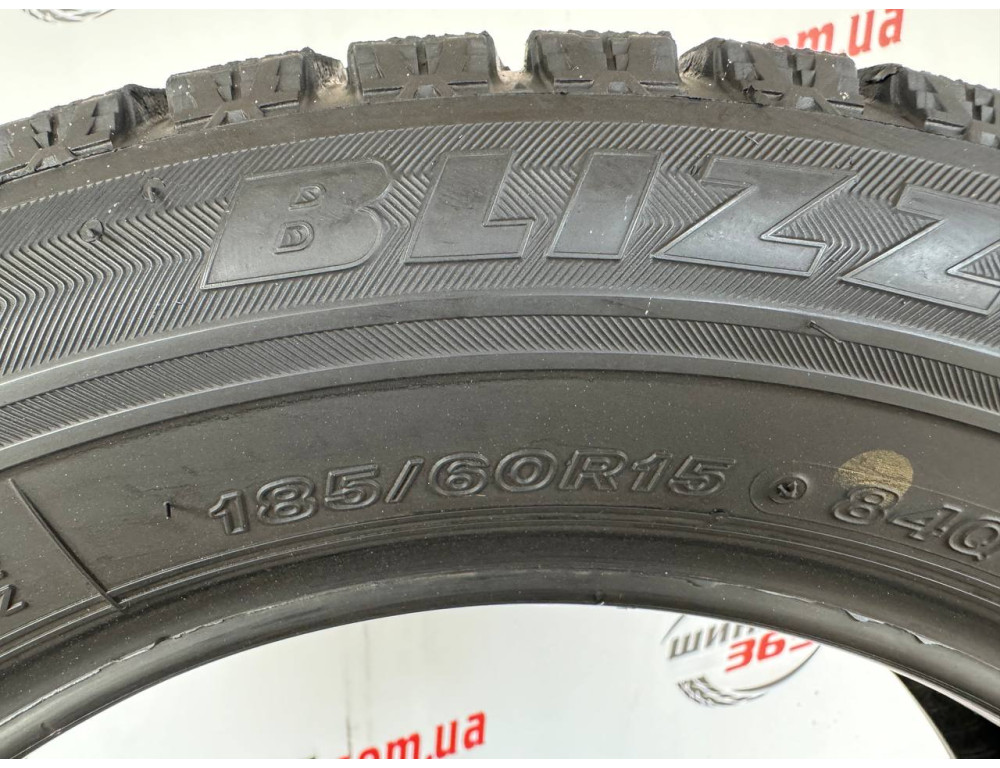 185/60 R15 BRIDGESTONE BLIZZAK REVO GZ 7mm