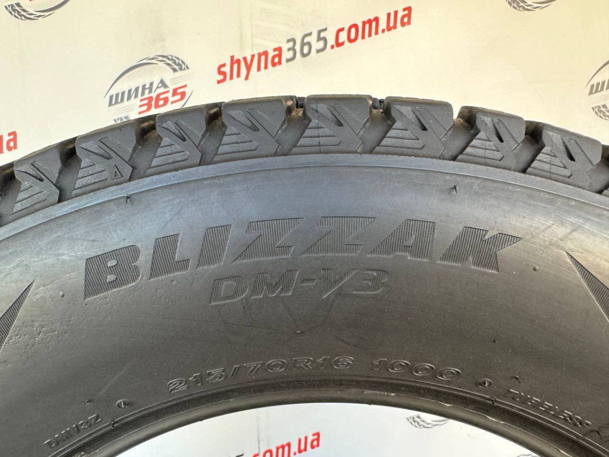 215/70 R16 BRIDGESTONE BLIZZAK DM-V3 6mm