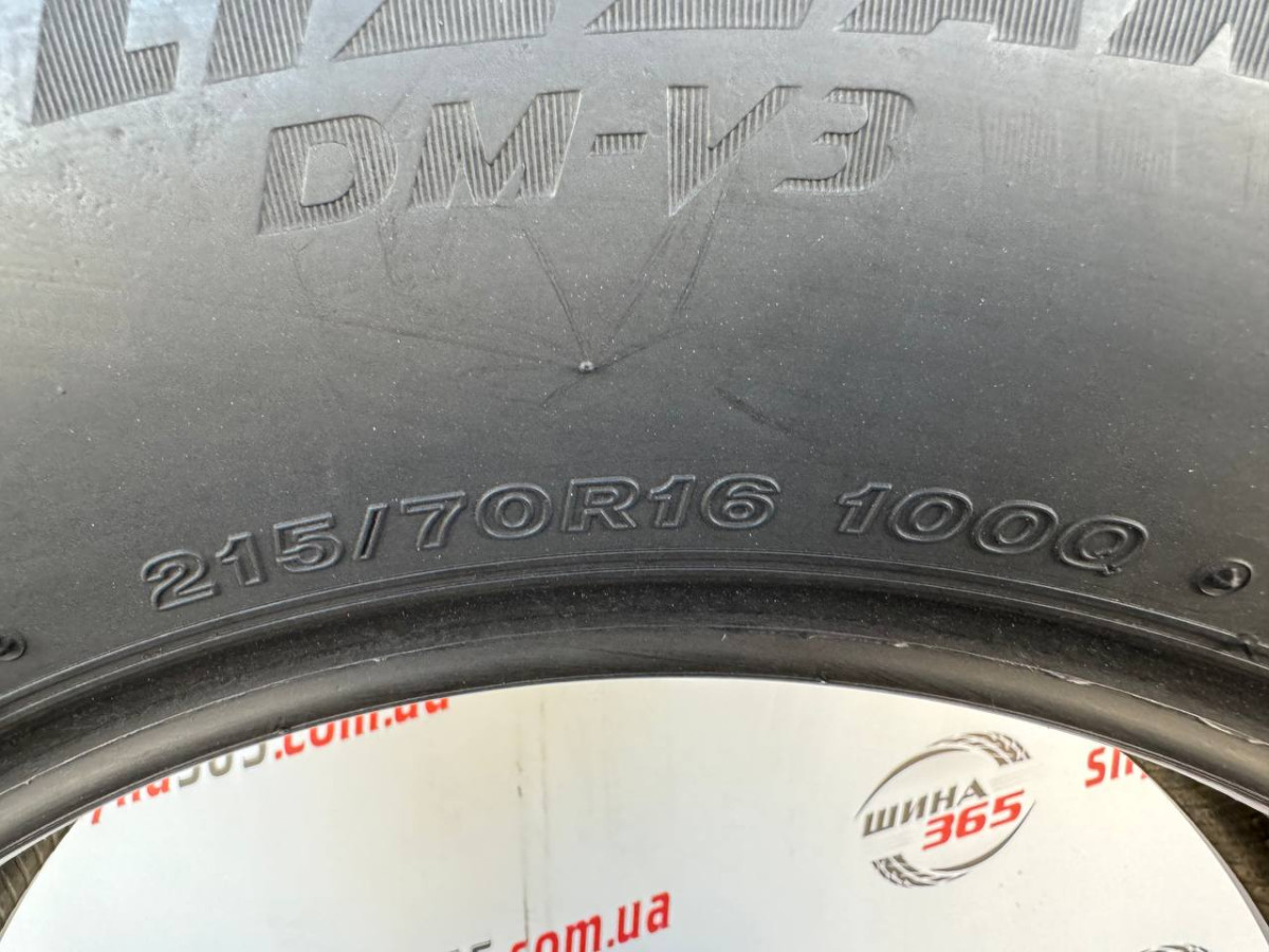 215/70 R16 BRIDGESTONE BLIZZAK DM-V3 6mm