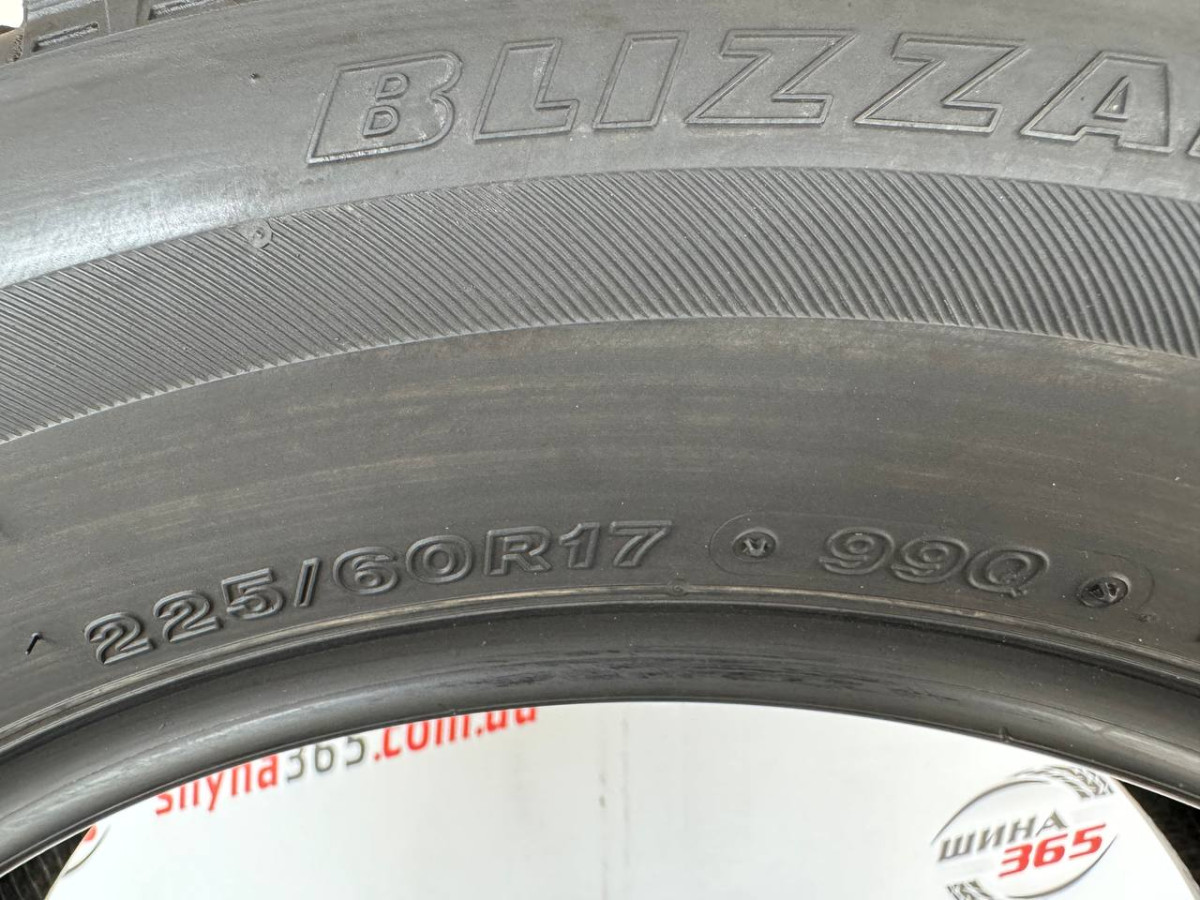 225/60 R17 BRIDGESTONE BLIZZAK VRX 5mm