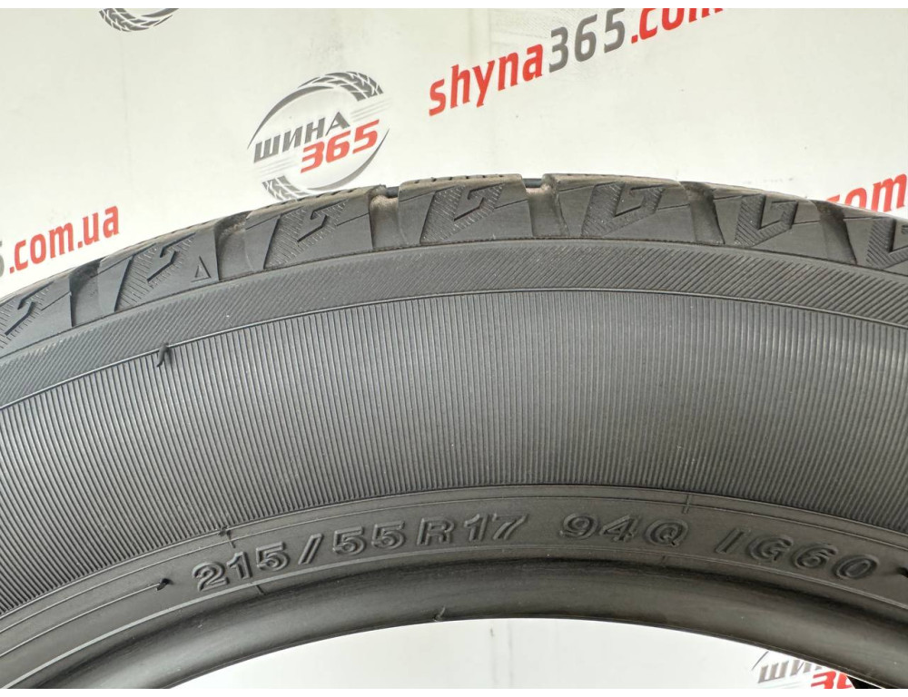 215/55 R17 YOKOHAMA ICE GUARD IG60 6mm