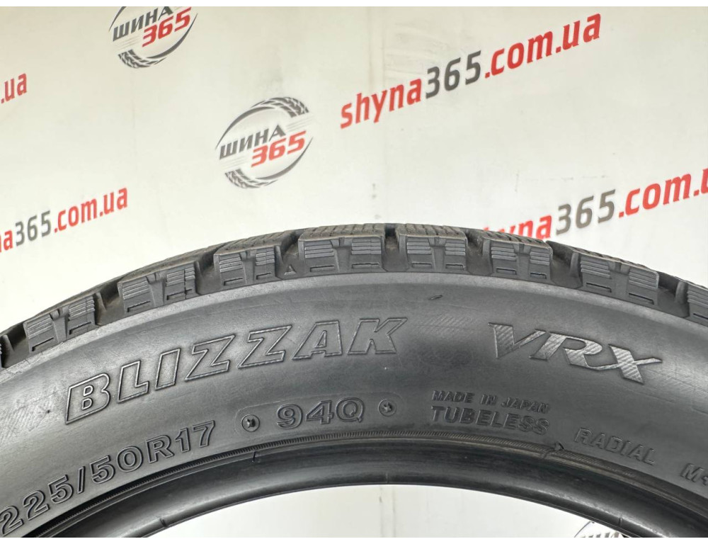 225/50 R17 BRIDGESTONE BLIZZAK VRX 6mm