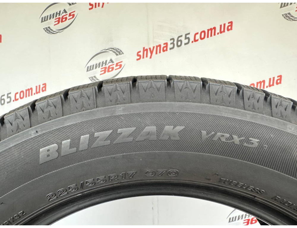225/55 R17 BRIDGESTONE BLIZZAK VRX3 8mm