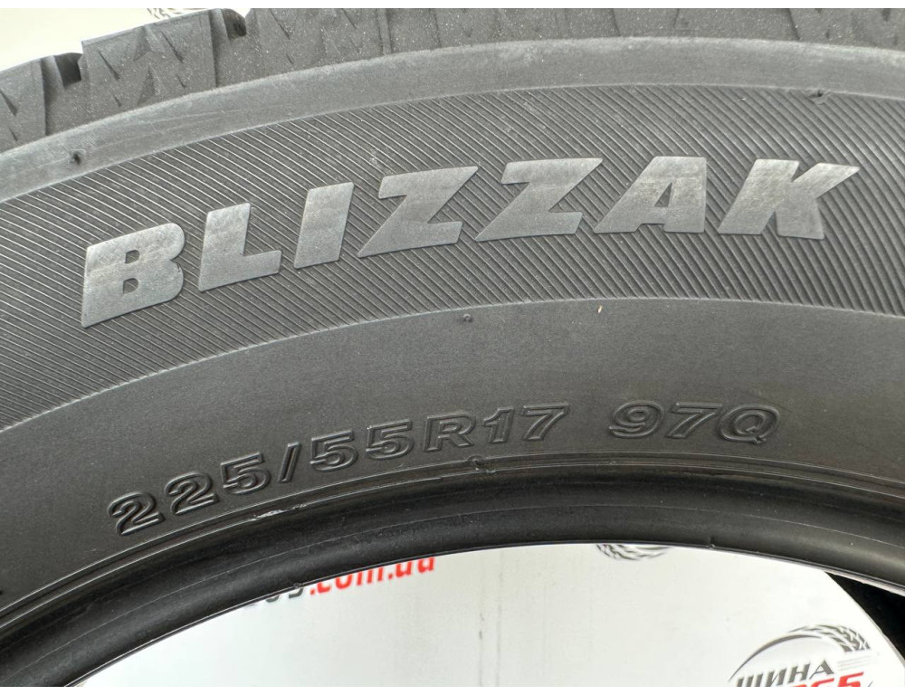 225/55 R17 BRIDGESTONE BLIZZAK VRX3 8mm