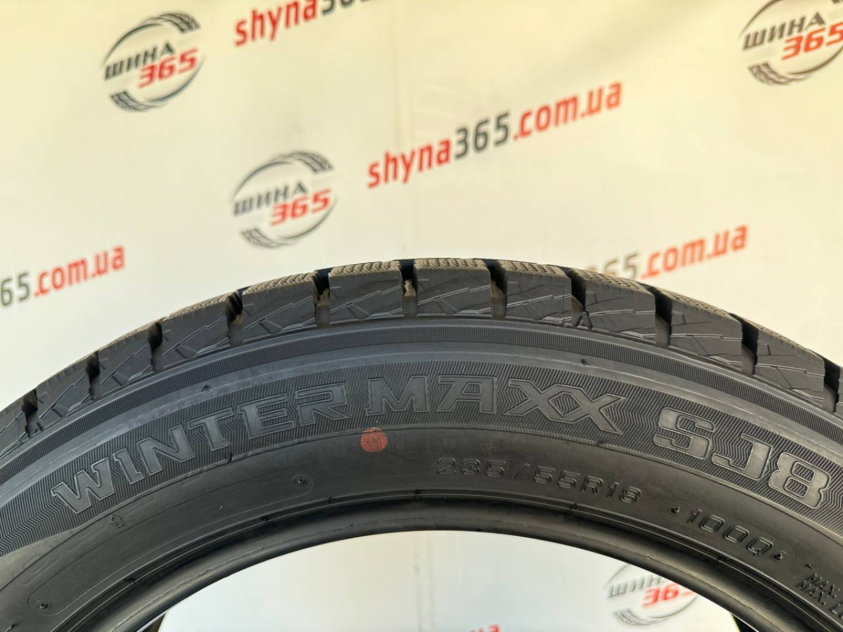 235/55 R18 DUNLOP WINTER MAXX SJ8 10mm