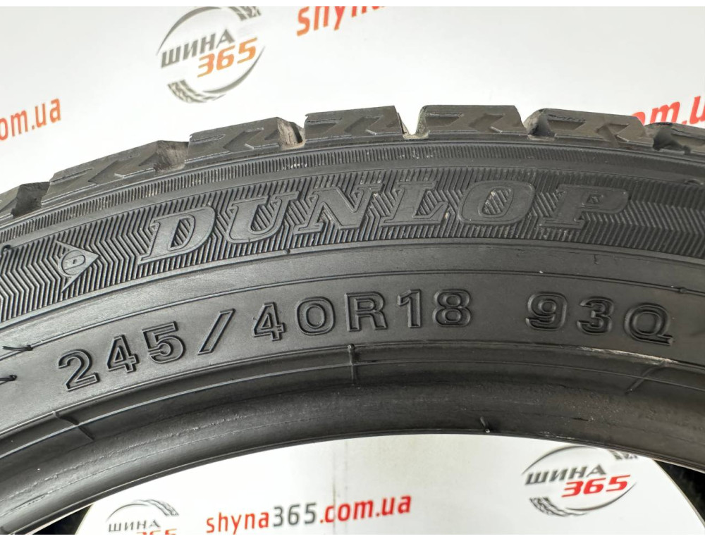 245/40 R18 DUNLOP WINTER MAXX WM02 8mm